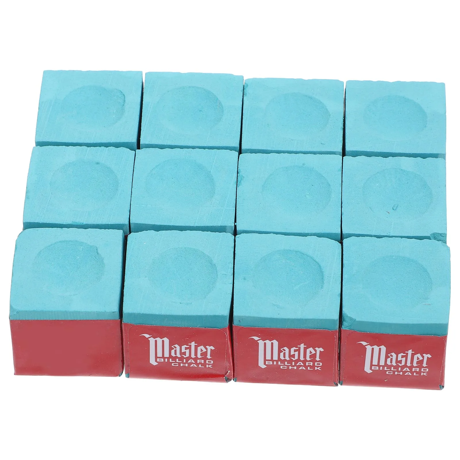 

24 Pcs Pool Cue Chalk Billiards Accessories Smooth Stick Wiping Powder for Snooker Table Error Reduction Chalks