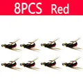 8pcs Red