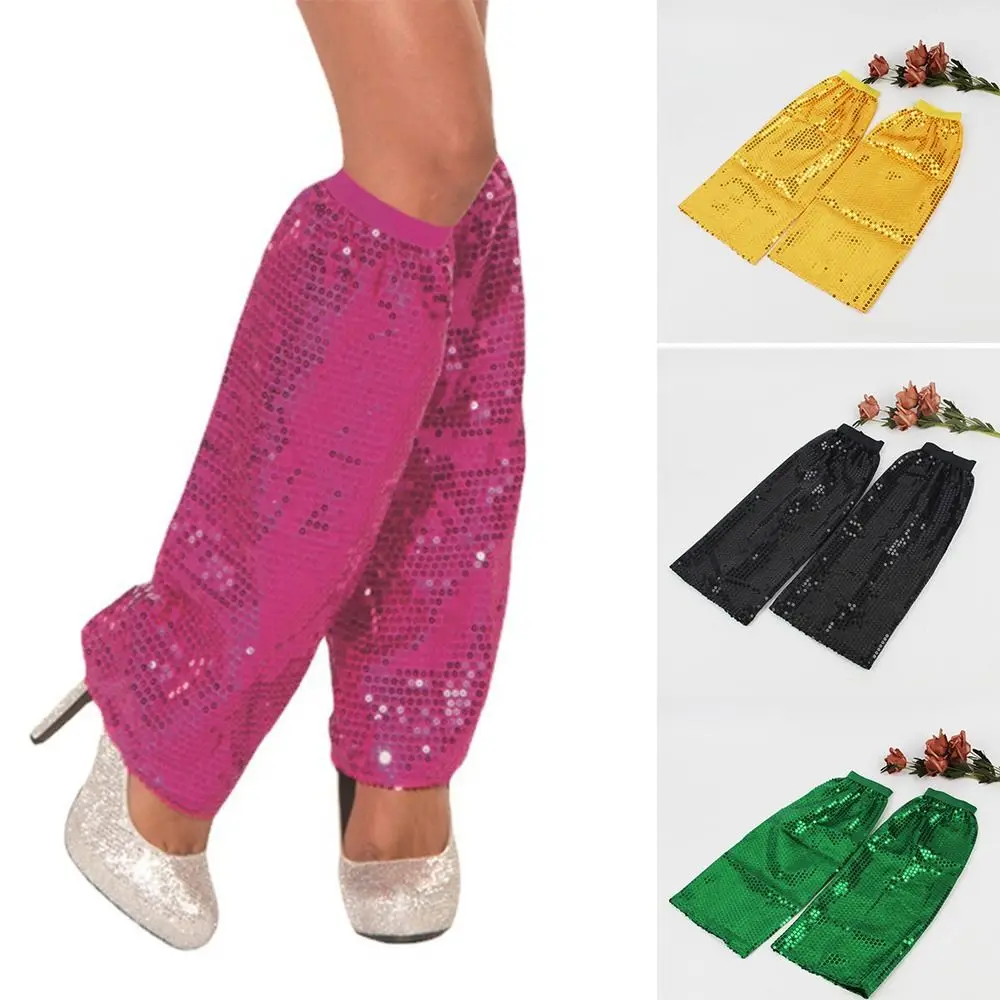 

1Pair Women's Wear Sparkling Sequins Leg Warmers Knee High Sexy Glittering Leg Socks Long Socks Shiny Leg Cover Party Dress