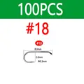 100 Piezas Tamaño 18