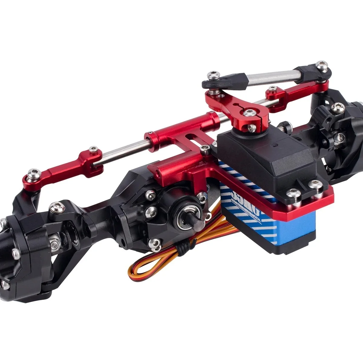 Simulated Hydraulic Steering Rod Sinking Rudder Base Set for VP Phoenix VS4 RC Car Metal Upgrade OP Accessories Parts
