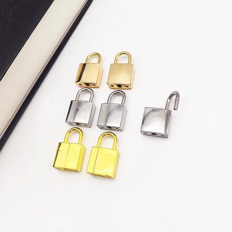 1Piece Square Metal Bag Lock Padlock Closure Clasp Buckle Handbag Luggage Hardware DIY Craft Decorative Accessory