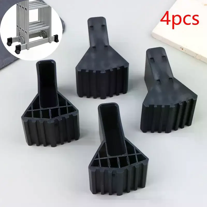 

Комплект из 4 черных противоскользящих резиновых накладок для ножек лестниц, мебели и стульев, сменные защитные чехлы