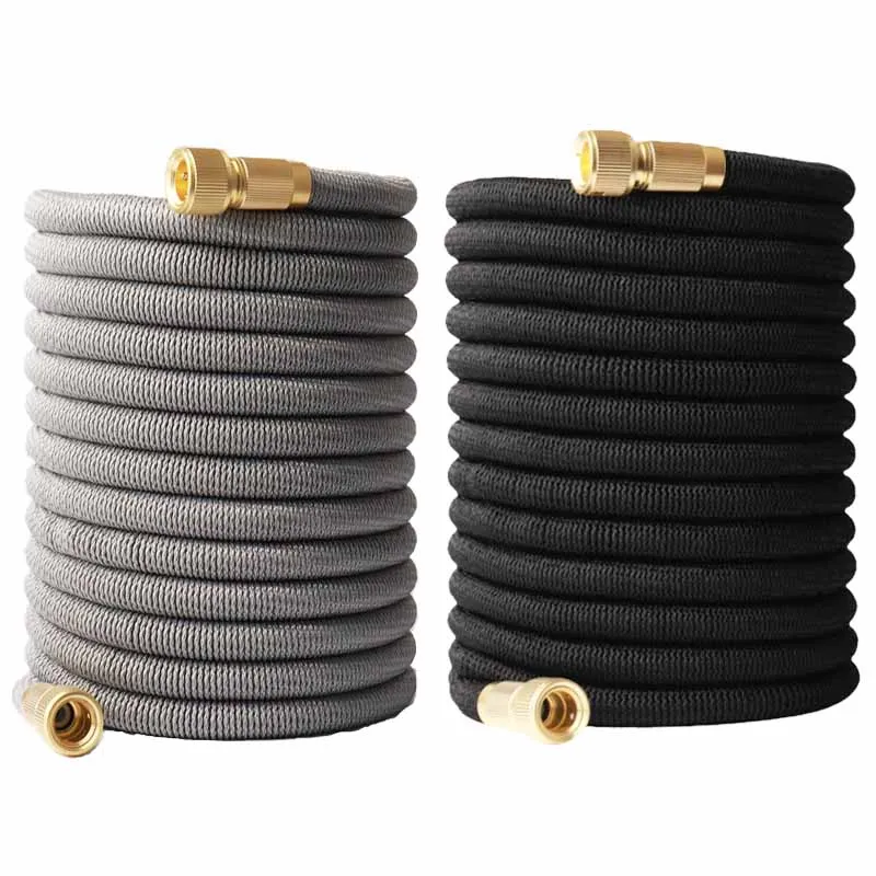 Home Garden Hose With 3X Stretch Rubber Material, Car Wash Hose With Magic Water Pipe, Home Car Wash Hose 25FT-150FT