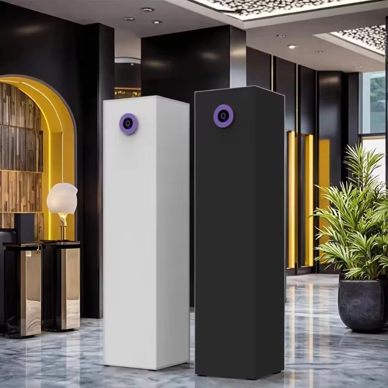 Large 1000ml metal column pure essential oil diffuser, commercial floor-to-ceiling diffuser in hotel lobbies and shopping malls