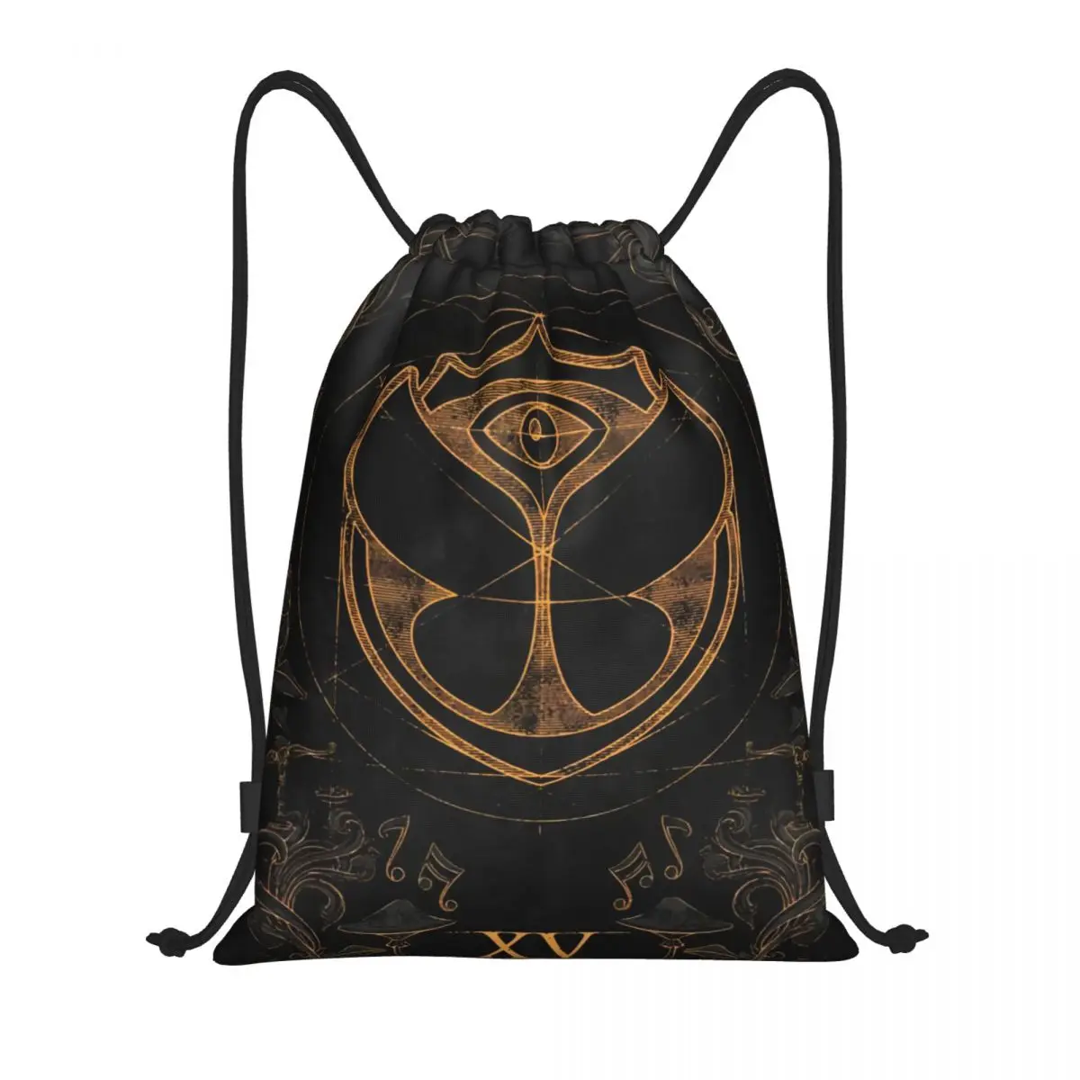 Tomorrowland borsa con coulisse per danza elettronica belga donna uomo pieghevole sport Gym Sackpack Music Festival Shopping zaini