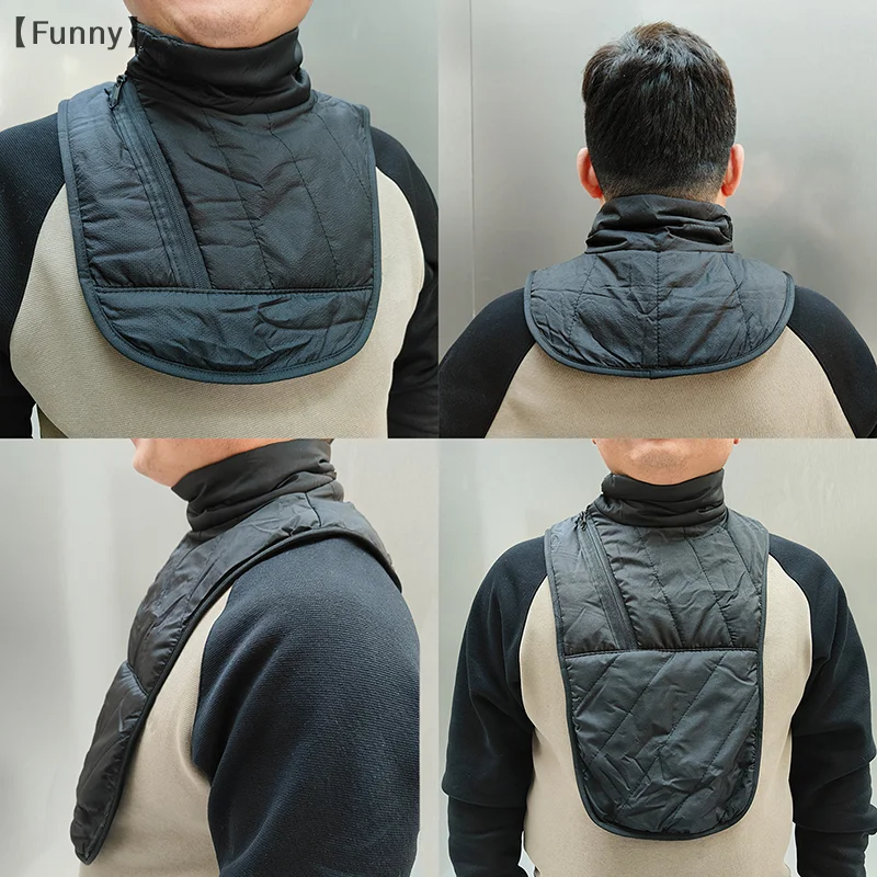 

OficialFunnyezione зимний мотоцикл, сохраняющий тепло шейный шарф, флисовая ветрозащитная маска для шеи, уличная защита для электрического велосипеда на груди, защита для шеи