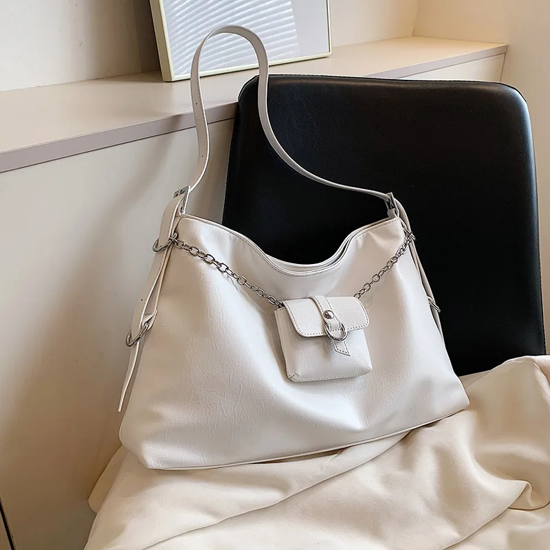 Borsa a tracolla New Trend All-match PU grande capacità ascellare 2023 borse e borsette per pendolari moda donna Tote Bag estetica