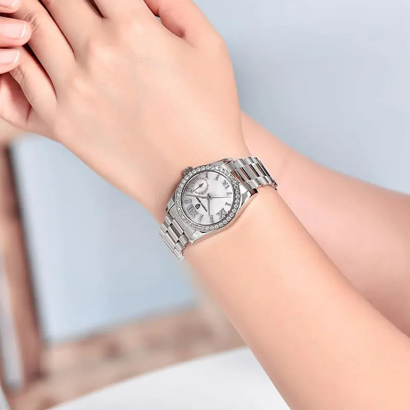 2025 PAGANI DESIGN 32 มม.นาฬิกาข้อมือสตรี VH65 ควอตซ์นาฬิกายี่ห้อ Sapphire Glass นาฬิกาสแตนเลส 100M นาฬิกากันน้ํา