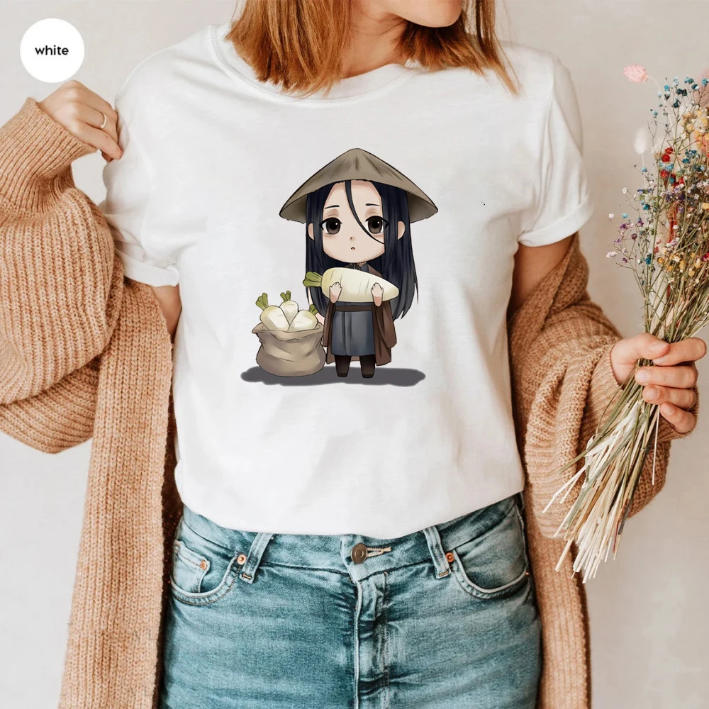 The Untamed T-Shirt Wangxian Shirt Mo Dao Zu Shirt Wei Ying Tee Lan Wangji Shirt Cute Harajuku Cartoon Characters T-Shirt