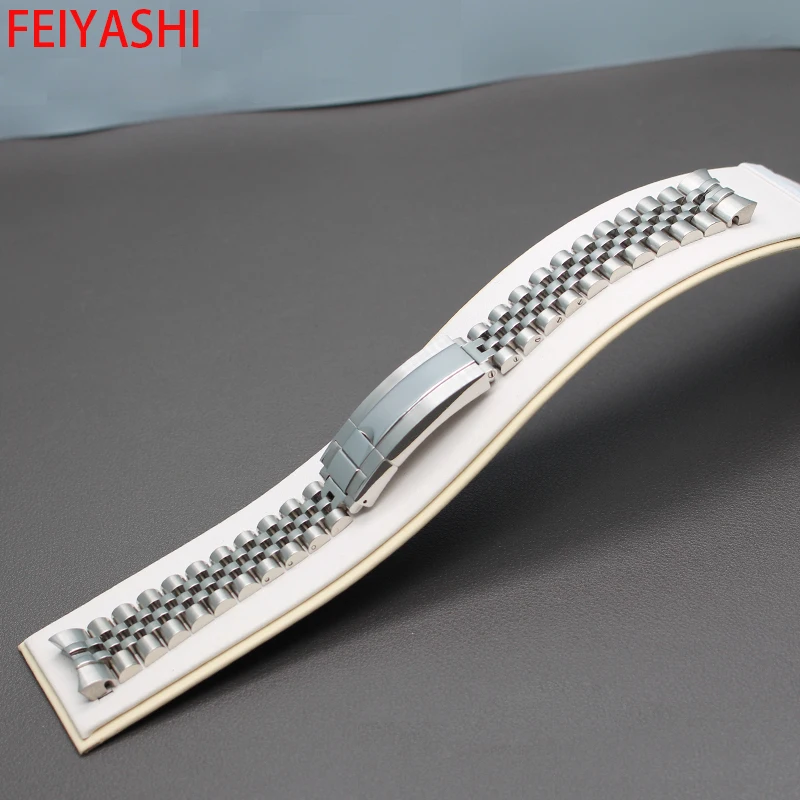 

20mm Stainless Steel Watch Strap Jubilee Bracelet Men's Watchband Accessories Wristband Parts For 40mm Watch Case High Quality