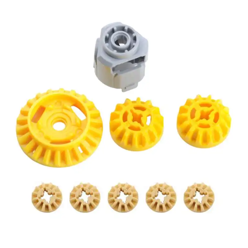 Nouveaux engrenages différentiels MOC, pièces de Modification technique, blocs de construction en briques 65414 69761 69762 6589, compatibles avec Legoeds