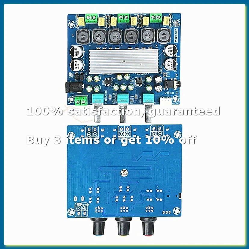 50Wx2+100W Stereo Dual Channel Amplifier Board TPA3116 Class D 2.1 Channel Audio Amplifier Module-WDL
