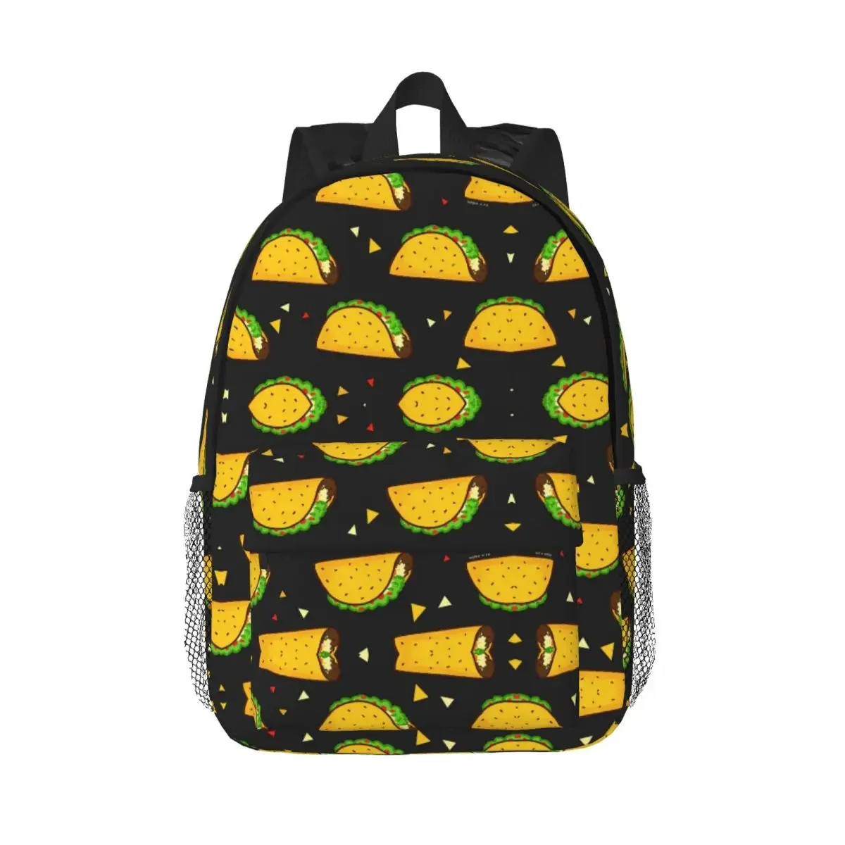 

Yummy Taco Pattern Backpacks Teenager Bookbag Casual Children School Bags Travel Rucksack Shoulder Bag Large Capacity