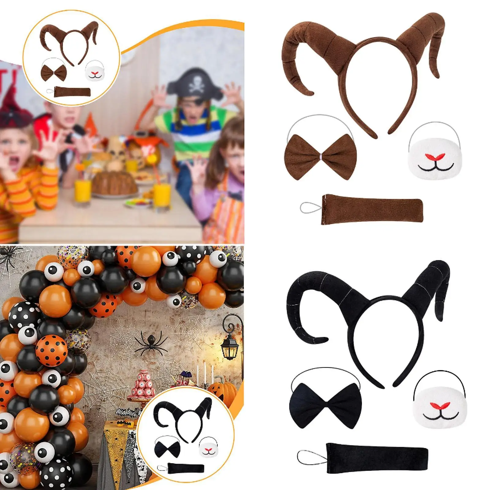 Antelope Headband Dress up Headwear for Birthday Masquerade Festival