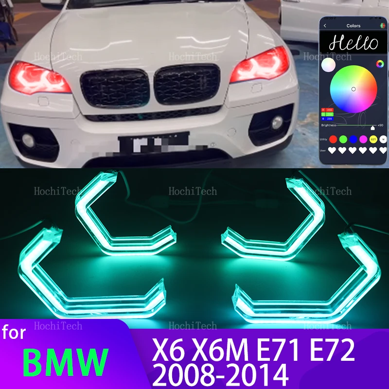 m4-style-rgb-multi-colored-app-control-led-angel-eyes-for-bmw-x6-x6m-e71-e72-2008-2014-xdrive35i-50i-xdrive30d-xdrive35d-m50d