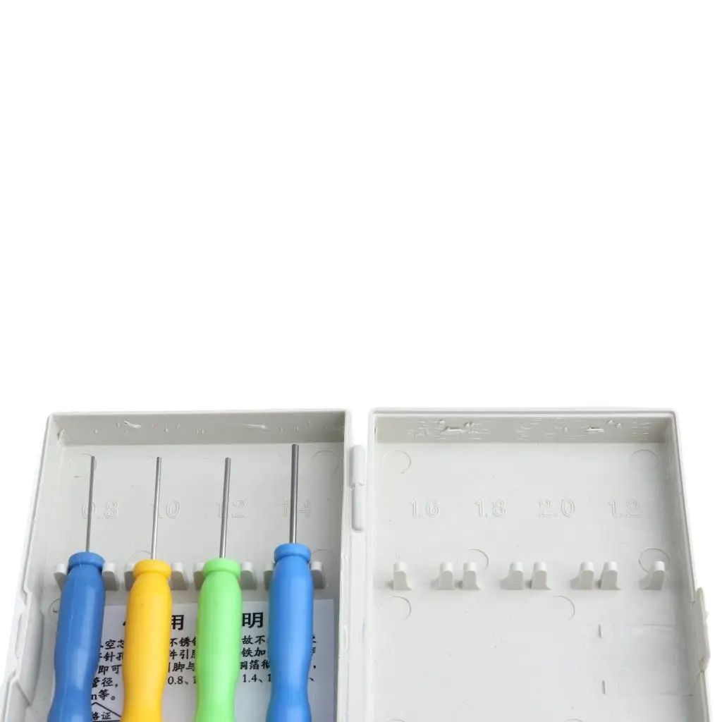 Non Wetting Hollow Needle Desoldering Repair Set with Storage Box for Precise Electronic Components Extraction