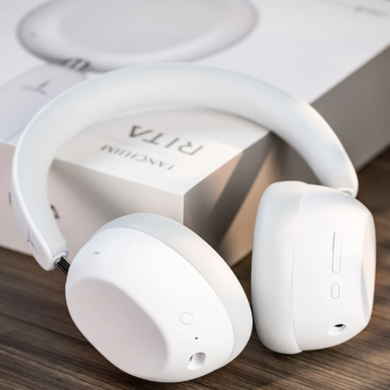 Беспроводная Hi-Fi гарнитура TANCHJIM RITA 40 мм DMT5 с Bluetooth 6.0 и подключением 3,5 мм, LDAC, игровой микрофон, динамический звук, активное шумоподавление