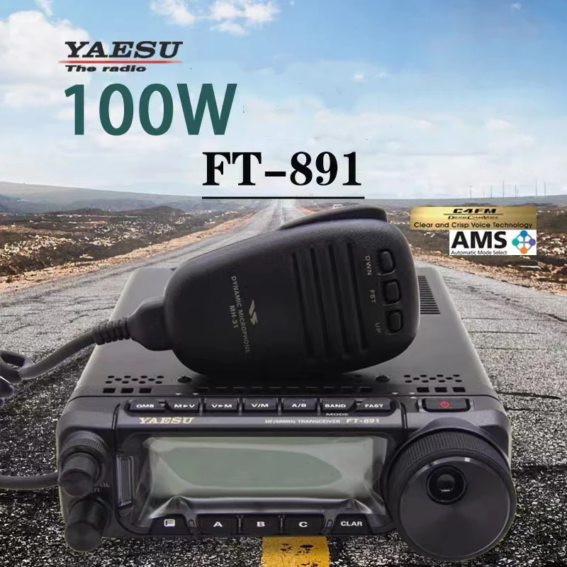 

YAESU Original New FT-891 HF/50MHz Full Mode Portable Transceiver 100W high-powered Shortwave Radio Station HAM