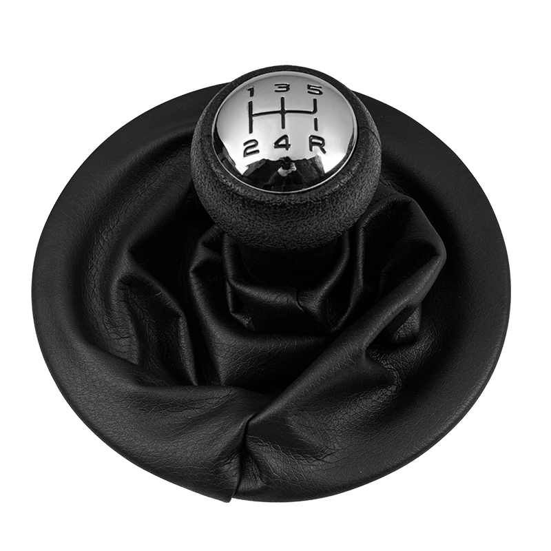 Car Styling Gear Shift Knob Lever Stick Pen Gaiter Boot Collar PU Leather For Citroen Berlingo III MK3 For Peugeot Partner 2008+