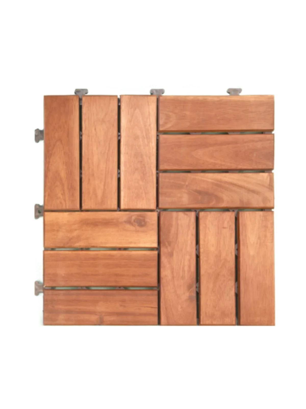 Outdoor balcony floor pasted with Vietnamese acacia wood anti-corrosion wood flooring