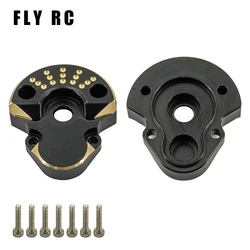 Redcat Ascent-18 Rc Car Upgrade Parts 44g Black Coating Brass Rear Outer Portal Housing Metal For Crawler Accessories 1/18 Scale