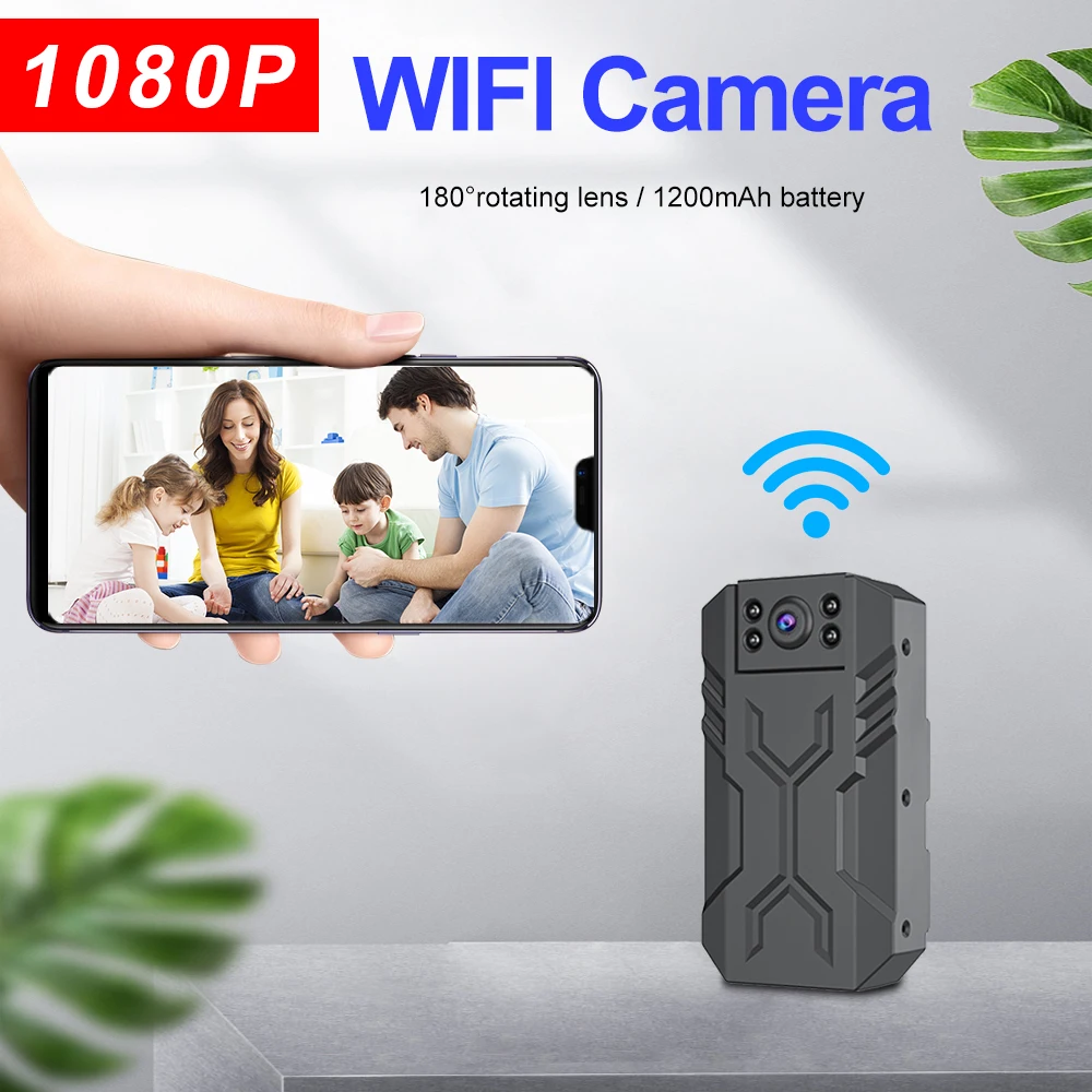 WD16 Mini WiFi Camera IP Cam HD Wireless Micro Remote Monitor Tiny Video Recorder Motion Alarm IR Night Vision