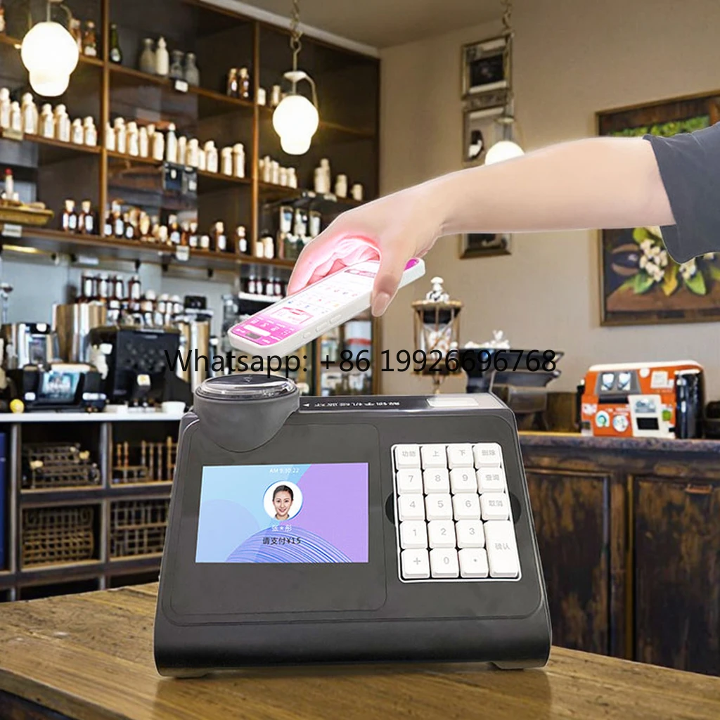 School Campus Smart Payment Machine Android 11 Dual Screen QR Code NFC Tap Card Mobile NFC Payment Device Bluetooth5.2 Wi-Fi 6