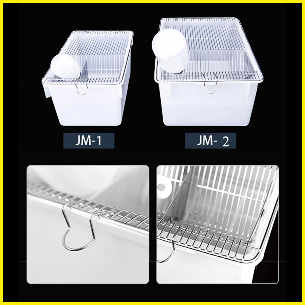 1PCS Professional Experimental Rat Cage Mouse Breeding Cage Group Feed Feeder Small Large PP Lab Equipment Supplies