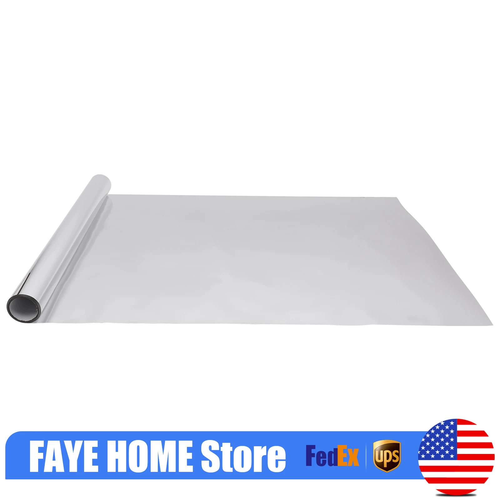 

3.3×33 ft Double Sided Silver Mirror Aisle Runner Decorative Carpet Runner Rug for Indoor Outdoor Wedding Ceremony Graduation