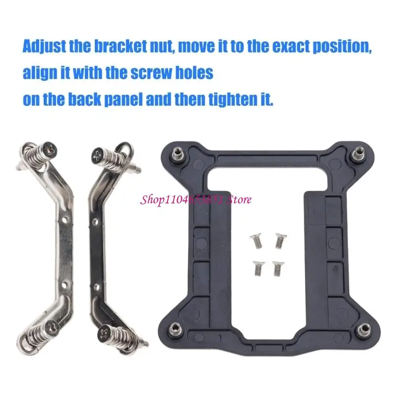 Precisions Threaded CPU Heatsink Backplanes Fastener Screws Noise Reduced for 1200 115X Quiet Operation