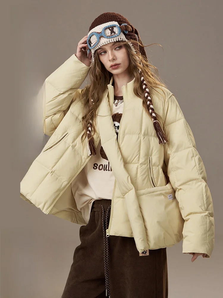 

Lightweight ort Women's down Jaet Warmth And Sle from Elf Sa's ket Cozy Winter Outerwear without Hood Long Sve