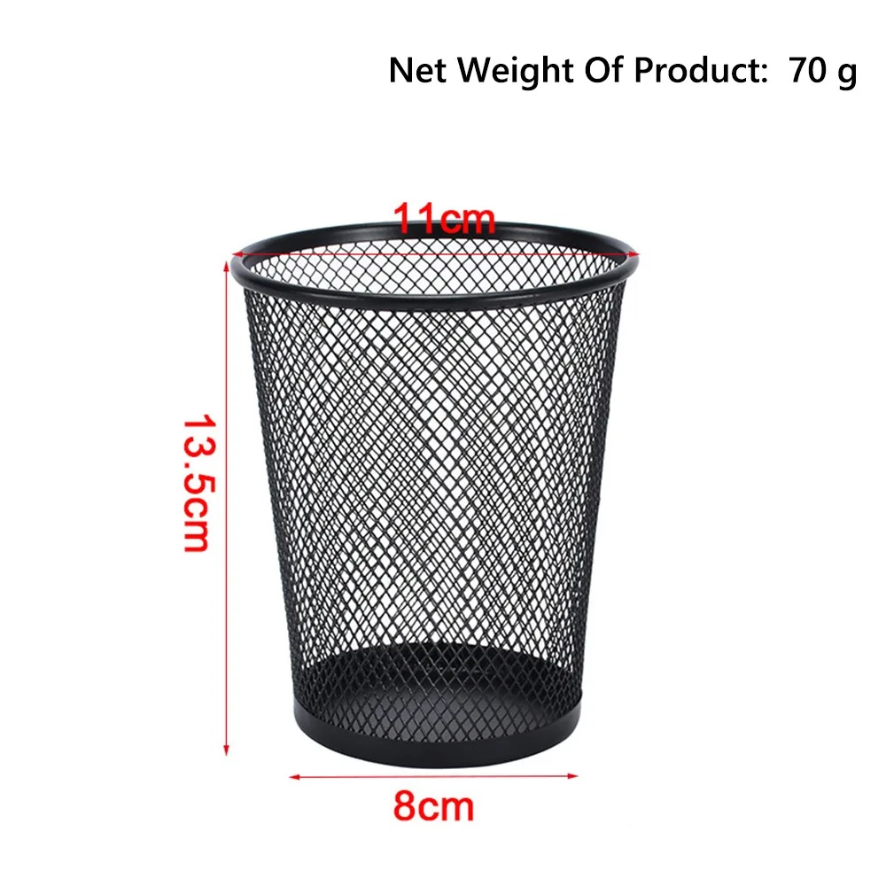 Multifunctional Metal Pen Holder Conical Mesh Pen Container Stackable Storing Desktop Storage Box Gift