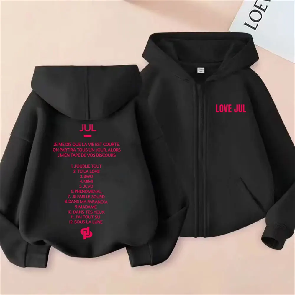 

Love Jul 2026 Merch Zipper Hoodie Men's Women Clothing Hip Hop Pop Music Zip Up Jacket Unisex Fashion Casual Zip Up Sweatshirt