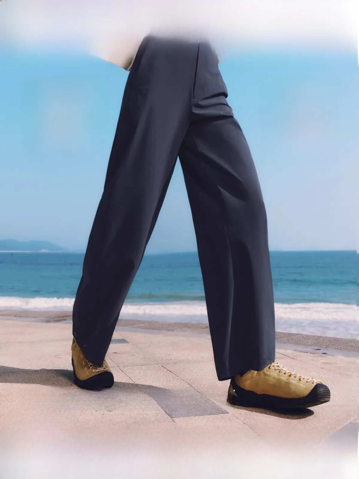 

Banana Le Women's Spring Summer New Sle Sun Protection Long Pants Curved Blade Lightweight Qui Dry Loose Casual Trousers