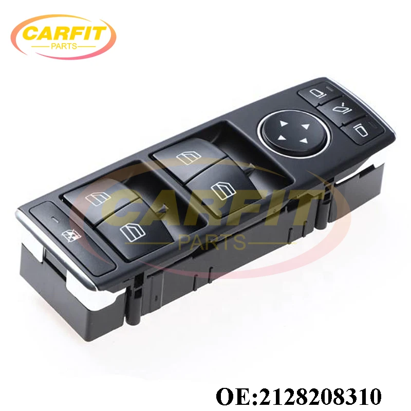 

New OEM 2128208310 A2128208310 Front Left Power Window Switch For Mercedes-Benz W204 C207 W212 X204 C E GLK Class Auto Parts