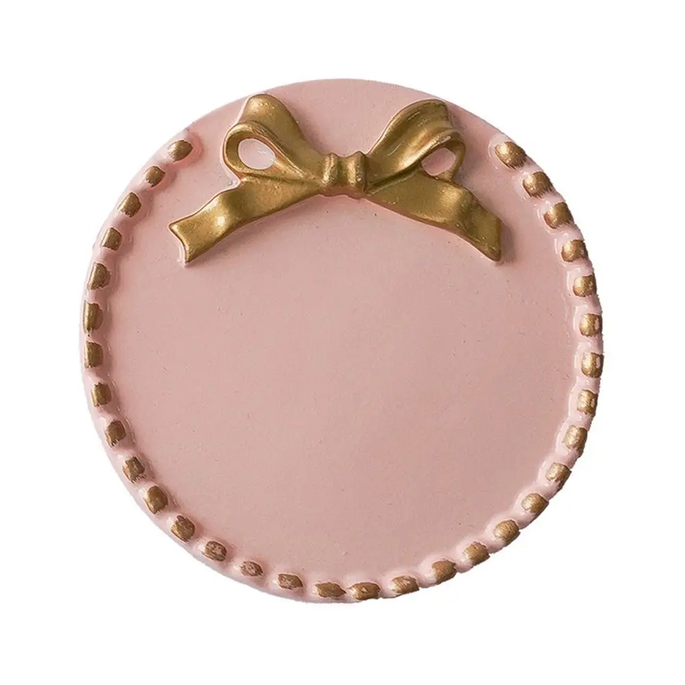 Rodada e Quadrada Prato de Jóias Decorativas, Foto Retro Props, Mini Brincos Bandeja De Armazenamento, Prato De Resina, Novo