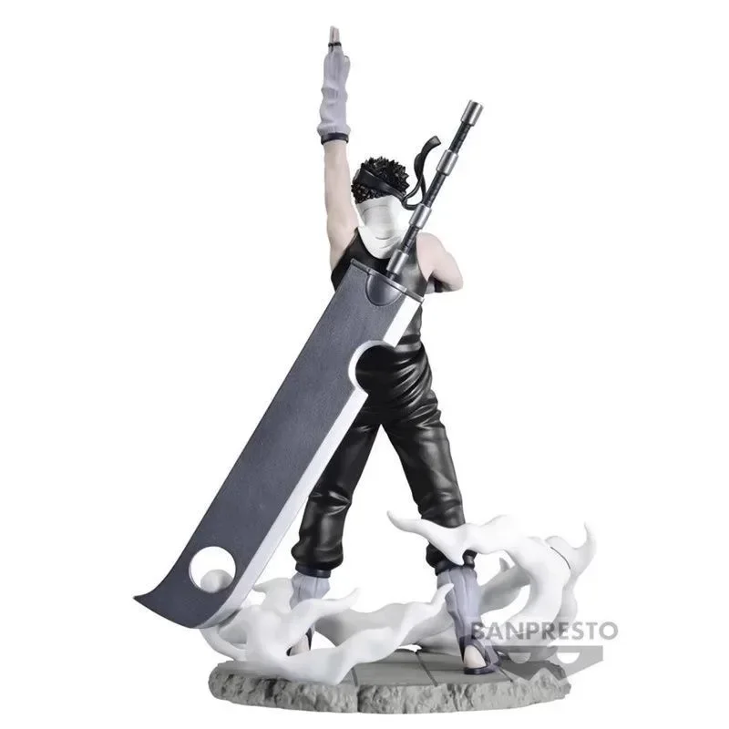 Original Bandai NARUTO Momochi Zabuza Anime Action Figure Collectible Ornaments Figure Model Toys Birthday Gift PVC 14cm