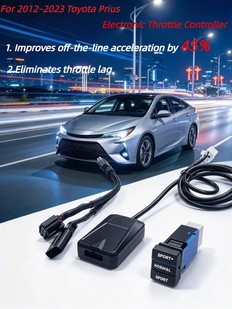Electronic Throttle Controller  Acceleration Booster For 12–23 Toyota Prius  Eliminates acceleration lag Fixing Slow
