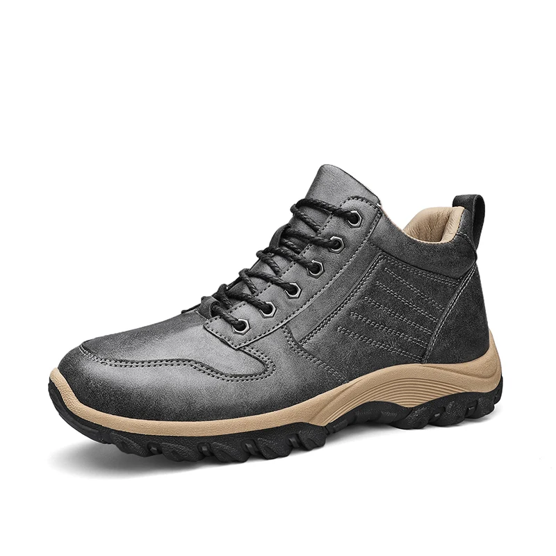 

Trbottomy Shoes for Men 2024 Autum New Outdoor Sports Lightweight Soft Sole Trbottomyy Leather Men's High-Top Niche