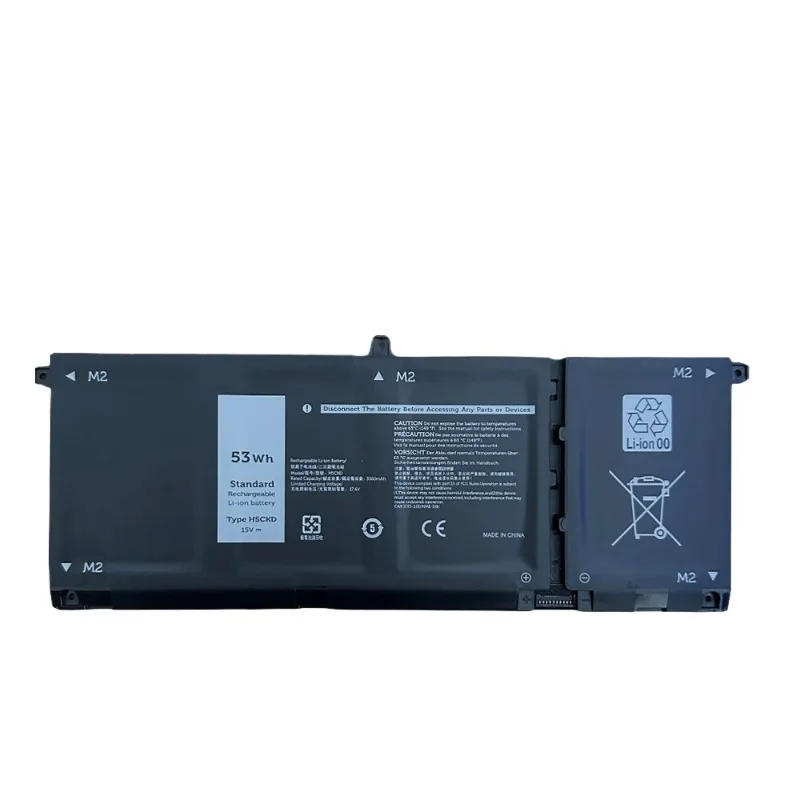 For Dell Latitude 3410 3510 for Dell Vostro 14 5402 5501 5502 for Dell Inspiron 5300 5401 JK6Y6 H5CKD 53Wh Laptop Battery