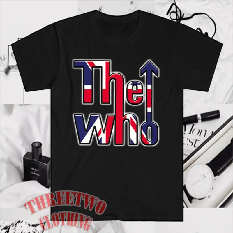 

The Who UK Flag Men's Black Size S to 5XL