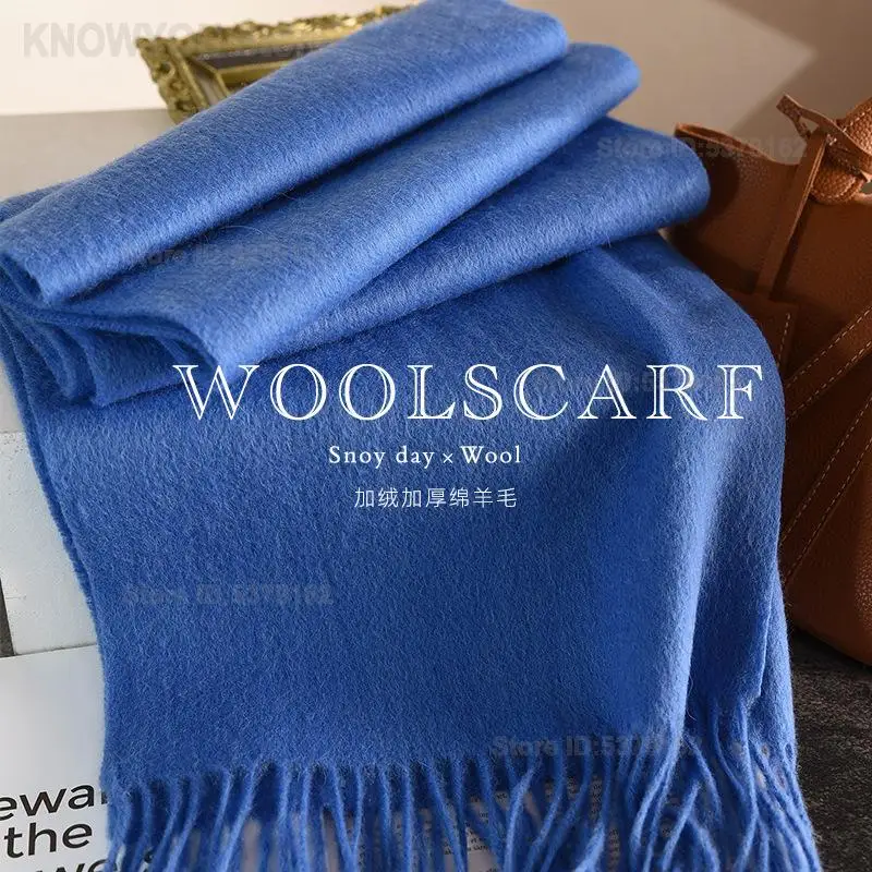 Men & Women Wool Scarf  British Style, Warm Neck Wrap, Unisex Shawl, Birthday Gift, Autumn/winter New Arrival