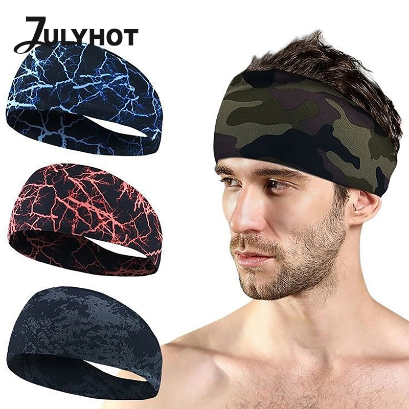 Sports Sweatband Hairband Women's Headwear Anti-Sweat Gym Fitness Sweat Guide Antiperspirant Band Running Headband