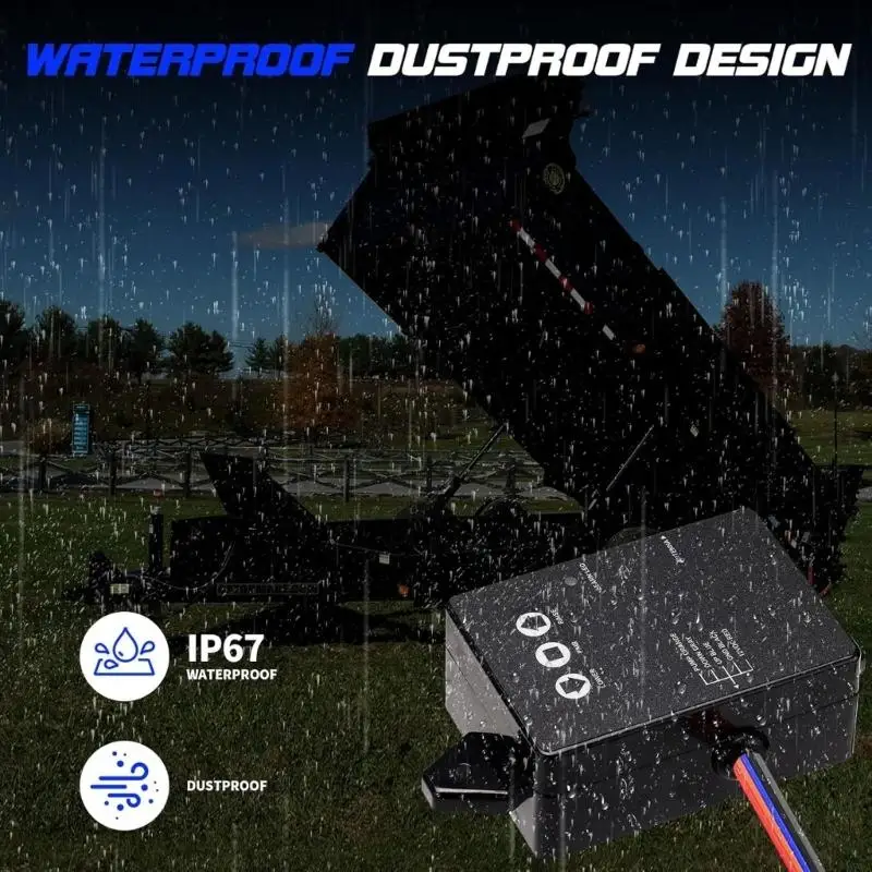 

Комплект беспроводного дистанционного управления для 3-проводного/4-проводного прицепа с гидравлическим подъемом и наклоном 12