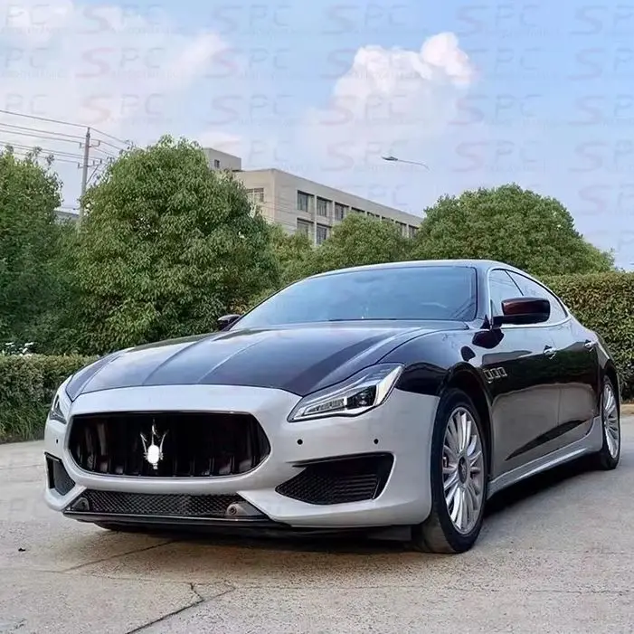

Facelift Body Kit for Maserati QuattroPorte 2013-2016 New Trofeo Body Kit for Quattroporte 2017-2021 Looks Wind Spoiler Kit