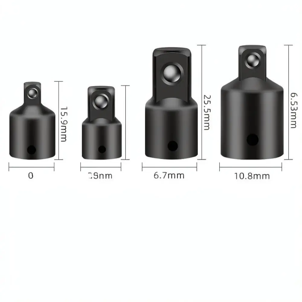 Cr-V Steel Drive Socket Adapter Set For Ratchet Wrench Converter Reducer Manual Tool Repair Mechanics Workshop Parts