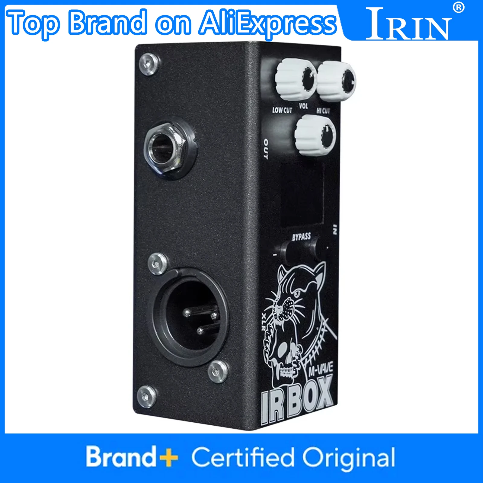 

M VAVE IR BOX Гитарная педаль эффектов Симулятор шкафа Поддержка приложения + ИК-погрузчикВо все восстановленные различные классические звуки динамика