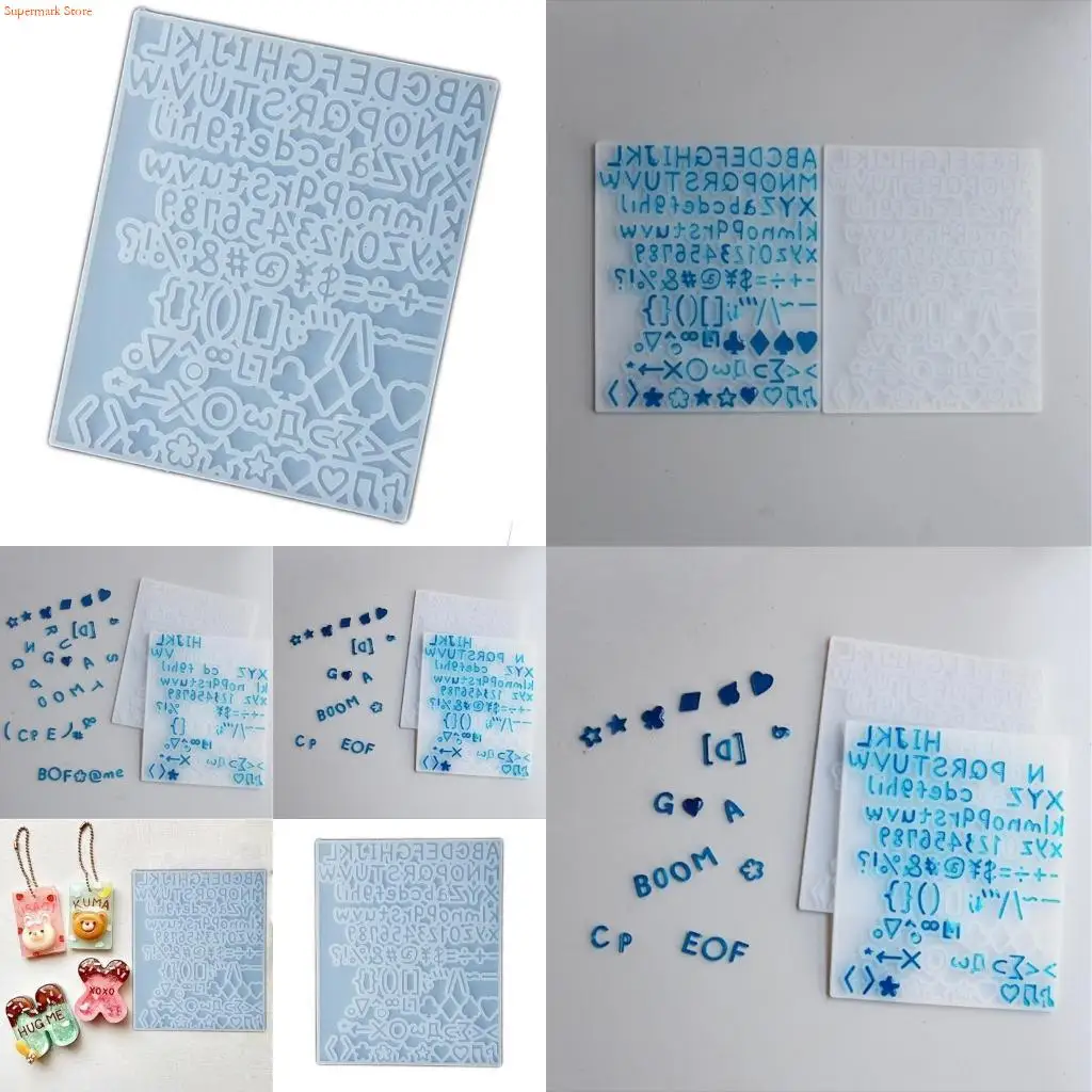 Q5WE Art Moulds Letter and Number Perfect for Craft Enthusiasts Present