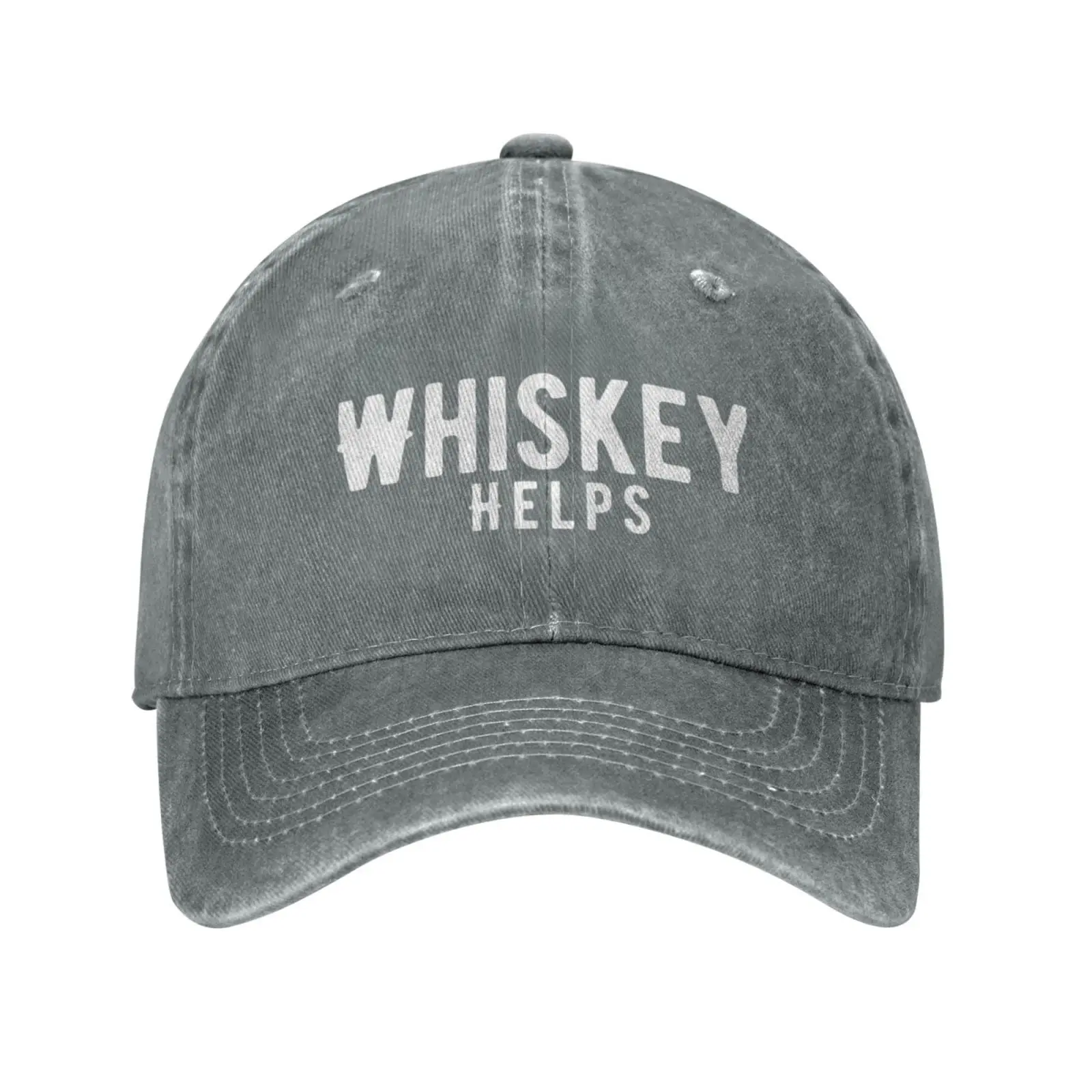 Funny Baseball Cap Whiskey Helps Hat for Women Dad Hat Cool Trucker Hat